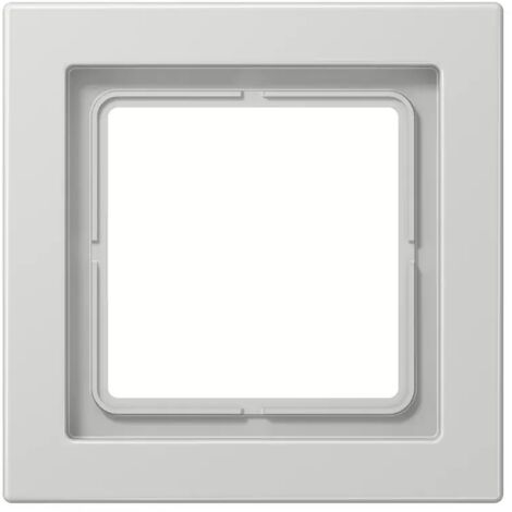 Jung Rahmen 1fach, senkrechte und waagerechte Montage, Duroplast, LS-DESIGN, lichtgrau LSD981LG