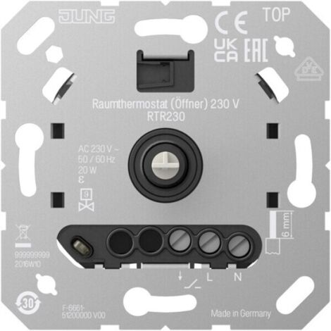Jung RTR230 Thermostat 230 V für Heizung