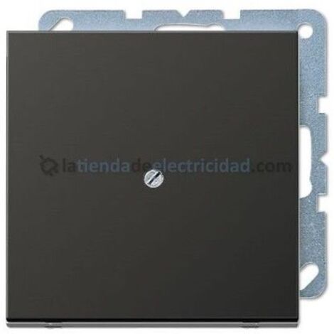 Jung Salida de cable con alivio de tensión, aluminio lacado, serie LS, antracita AL 2990 A AN