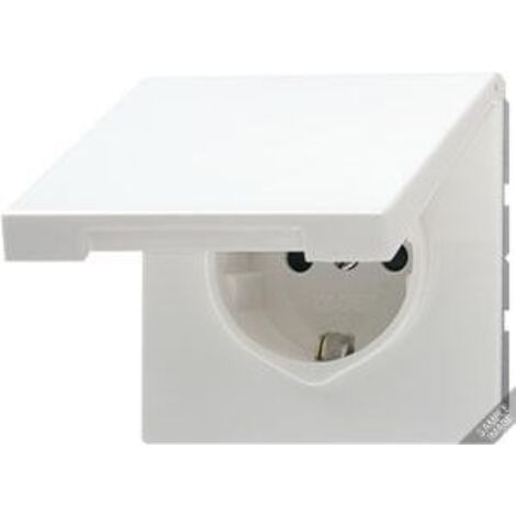 JUNG SCHUKO-STECKDOSE 16A 250V KLAPPDECKEL LS 1520 KL SW