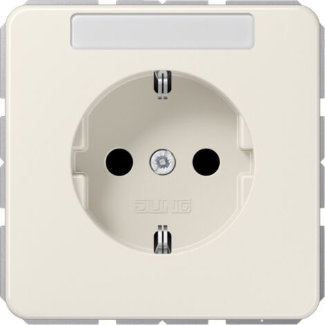 Jung SCHUKO-Steckdose 16A 250V mit Schriftfeld CD 1520 BFNA