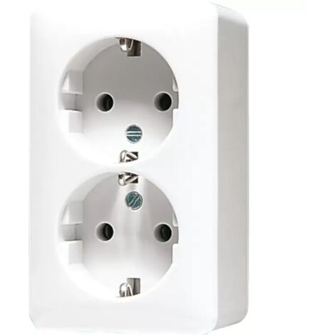 Jung SCHUKO-Steckdose 2-fach 16A 250V 6020 KIA WW