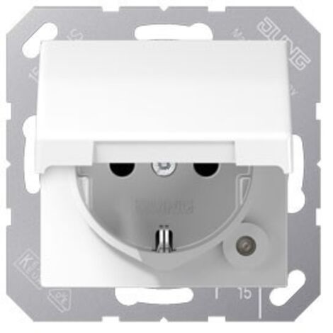 JUNG SCHUKO-STECKDOSE ALPINWEI AS 1520 BF KL WW