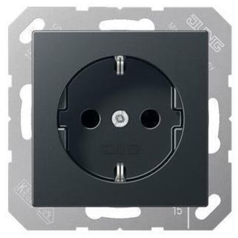 Jung SCHUKO-Steckdose anthrazit matt A 1520 BF ANM