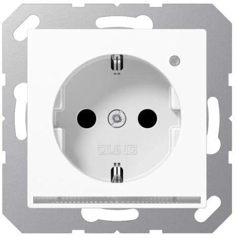 Jung SCHUKO® Steckdose mit LED-Orientierungslicht, 16 A 250 V , integrierter erhöhter Berührungsschutz, Thermoplast,