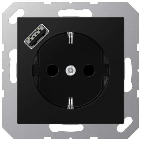 Jung SCHUKO Steckdose mit USB Typ A A1520-18ASWM