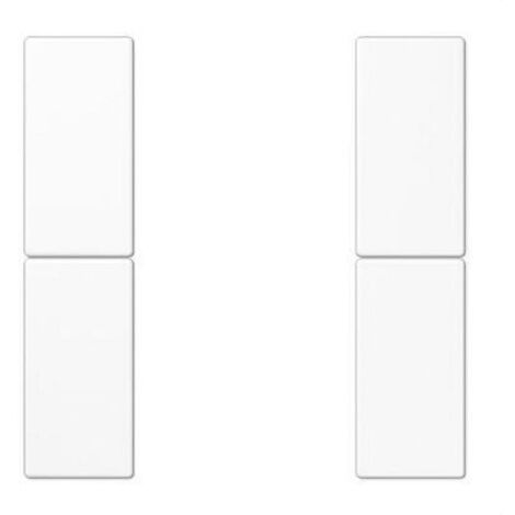 Jung Set tasti, F50, termoplastica, serie LS, bianco alpino LS 502 TSA WW