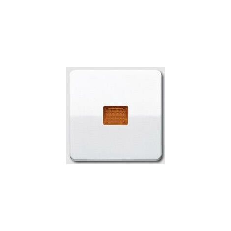 Jung simple Cache Interrupteur avec témoin lumineux, Bouton-poussoir avec témoins lumineux blanc-alpin CD590KOWW Q265232