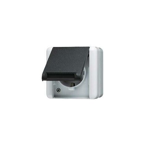 Jung simple Cadre saillie Prise de courant gris 820W 1 pc(s) Q265422