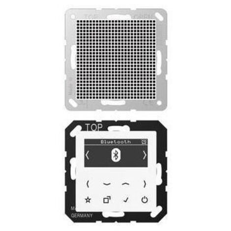 Jung Smart Radio DAB+ Bluetooth, Set Mono, Serie AS/A, alpinweiß DABA1BTWW