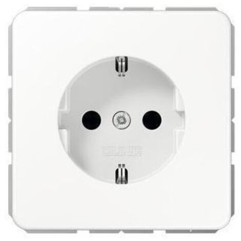 Jung Steckdose 1-fach alpinweiß glänzend UP IP20 CD 1520 WW
