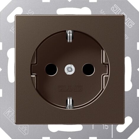 Jung Steckdose 1-fach mokka UP IP20 A 1520 MO