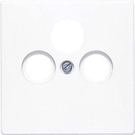 Jung Tapa para tomas universales Sat/BK 1 vez, termoplástico, serie LS, blanco alpino LS 990 SAT WW