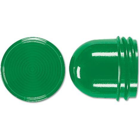 Jung Tapa roscada, plana, termoplástico, verde 37.06