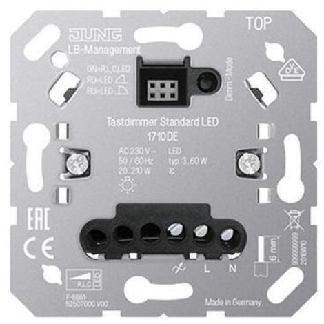 Jung Tastdimmer Standard LED, ohne Nebenstelleneingang 1710DE