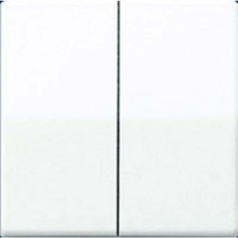 Jung tasto basculante 2 posti, Duroplast, serie AS, alpinweiß AS 591-5 WW