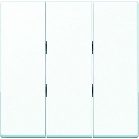 Jung Tasto triplo, termoplastica, serie A, bianco alpino A 593 BF WW