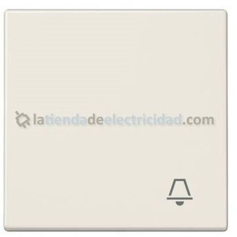 Jung Tecla 1 elemento, símbolo timbre, duroplástico, serie LS, blanco LS 990 K