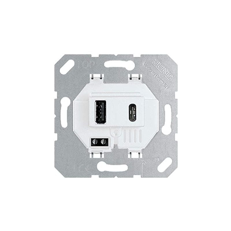 USB15CAWW chargeur usb duroplast blanc alpin - Jung