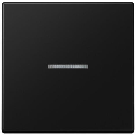 Jung Wippe 1fach mit Lichtleiter, Serie A, graphitschwarz matt A590KO5SWM