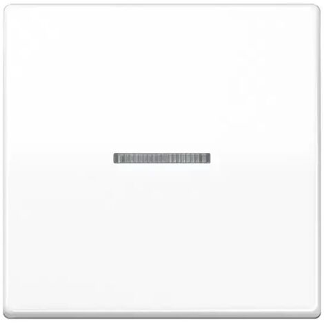 Jung Wippe 1fach mit Lichtleiter, Thermoplast, Serie AS, alpinweiß AS591KO5BFWW