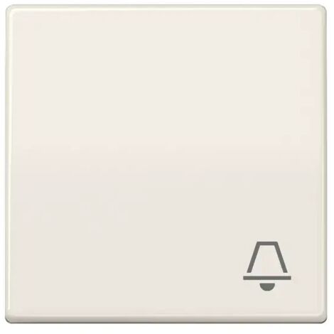 Jung Wippe 1fach, Symbol Klingel, Duroplast, Serie AS, weiß AS 591 K
