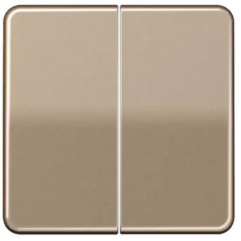 Jung Wippe 2fach, Aluminium eloxiert, Serie CD, gold-bronze CD595GB