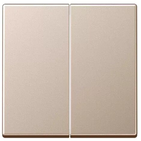 Jung Wippe 2fach, Duroplast lackiert, Serie A, champagner A595CH