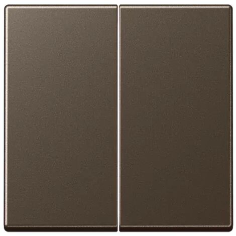 Jung Wippe 2fach, Duroplast lackiert, Serie A, mokka A595MO