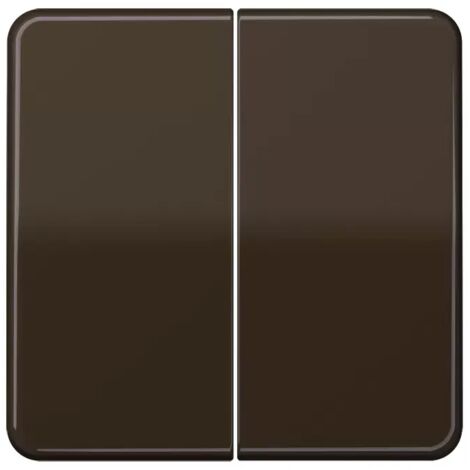 Jung Wippe 2fach, Duroplast, Serie CD, braun CD595BR