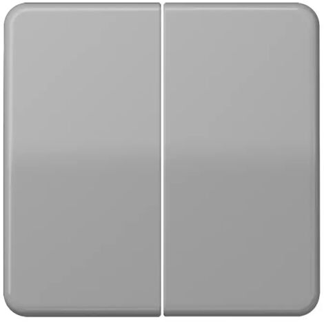 Jung Wippe 2fach, Duroplast, Serie CD, grau CD595GR