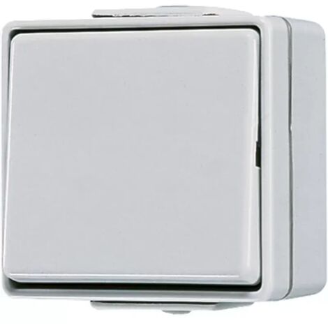 Jung Wippschalter, Kreuz, 10 AX 250 V , IP 44, WG 600 607W