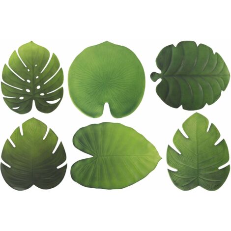 Jungle Slim Set 6 tovagliette foglie tropicali
