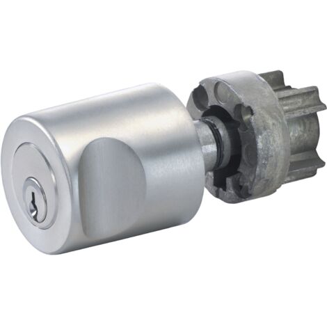 JUNIE 3541 ASS Zylinder-Drehgriff rechts, Sperre BN 0101, Zamak vernickelt