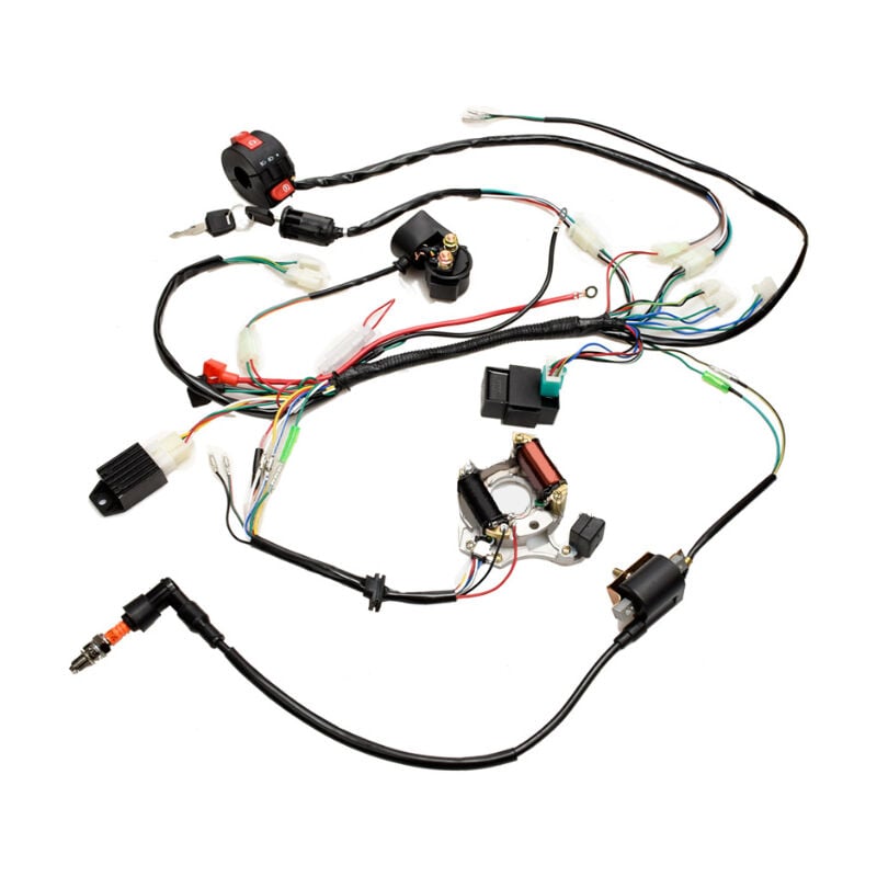 Kit complet de Stator cdi de faisceau de câblage électrique pour atv quad 150/200/250CC junjun