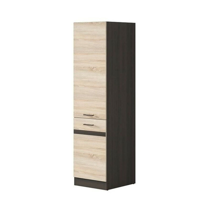 JUNONA Colonne de cuisine L 50 cm - Décor chene sonoma