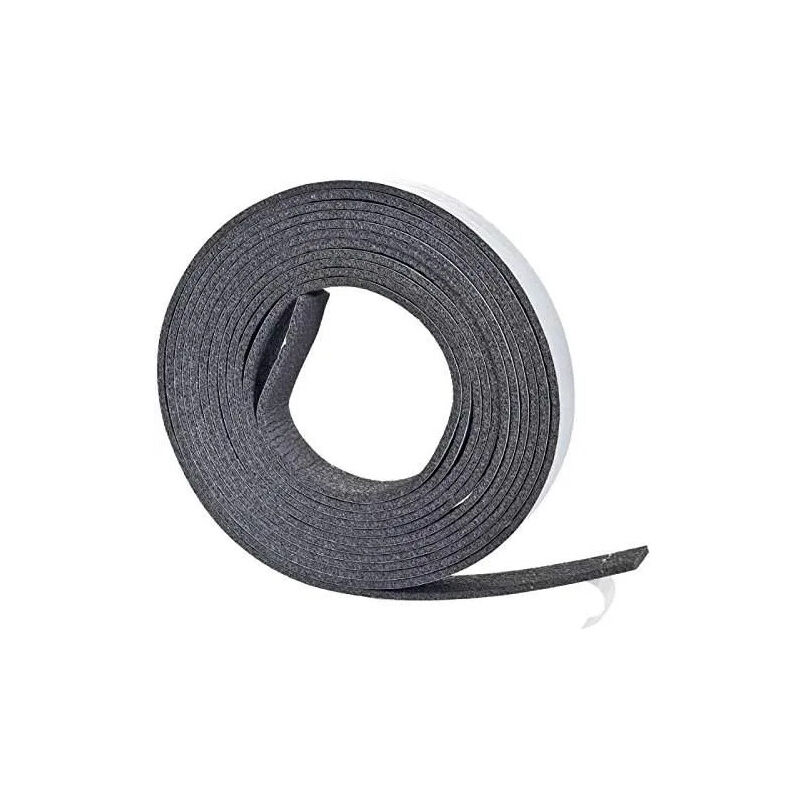 

Geko - Junta adhesiva de espuma de alto espesor, gris, 17x6.5m x 17mm