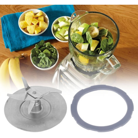 Junta de acero inoxidable y silicona para las cuchillas y anillo de sellado de batidoras – Modelo PRO – 9,4 cm de diámetro