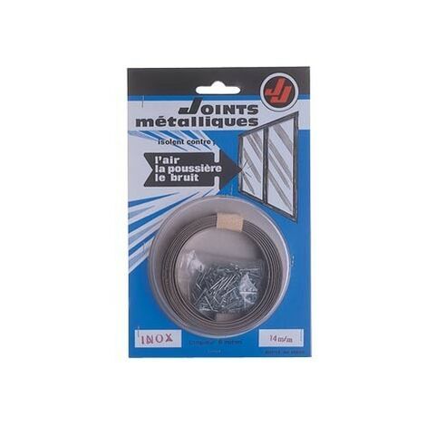 Junta de calafateo de acero inoxidable JOURJON - ancho 18 mm - Rollo de 6mL - 050121