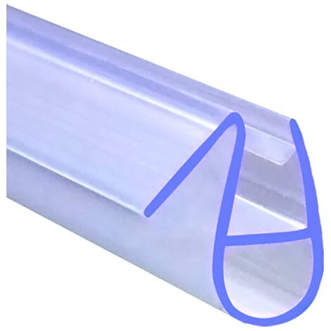 Junta de Estanqueidad de 90cm, Goma para Cristal de 6 mm Mampara de Ducha