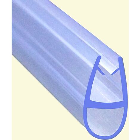 Junta de estanqueidad, goma para la mampara de espesor de 8mm, longitud de 90cm