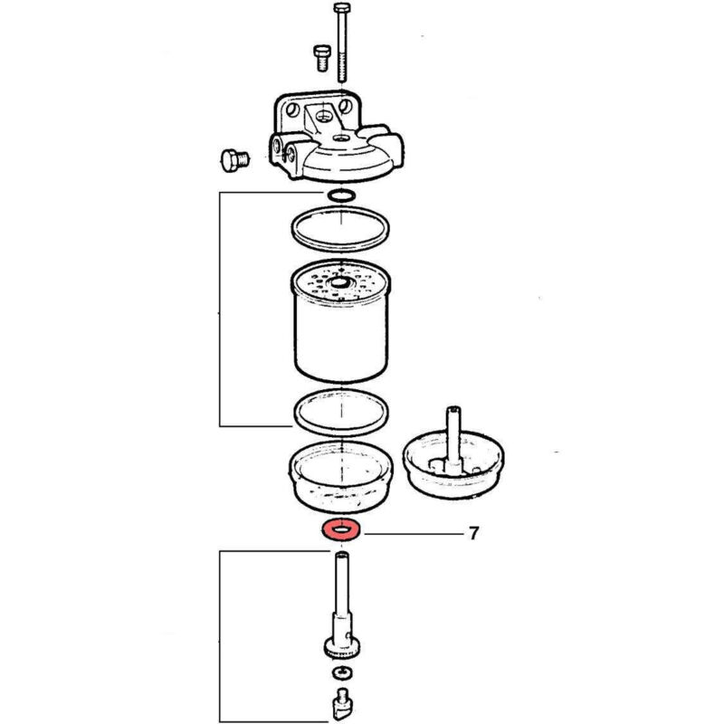 

Junta de goma para el filtro de gasoil FIAT 9918124 adaptable (Juego de 5)