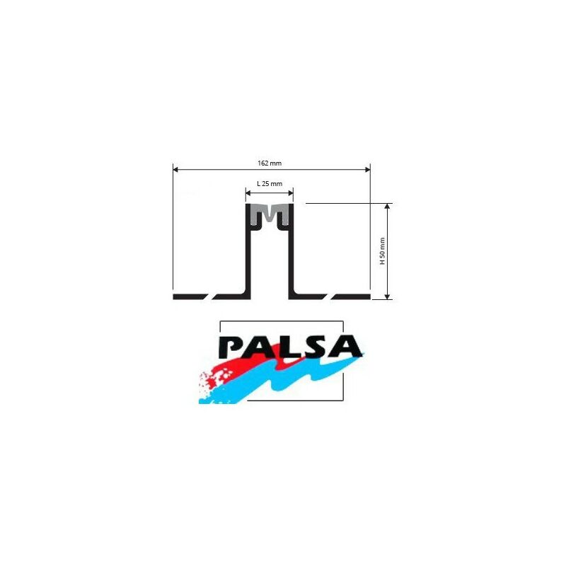 

Palsa - JUNTA ESTRUCTURAL ALUMINIO + NEOPRENO REF - PALGDA-25-50G