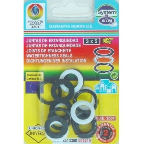 Junta fontan 1/2´ surtido s&m 15 pz
