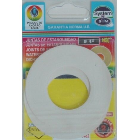 Junta fontan plana 1" lavabo goma s&m 2 pz