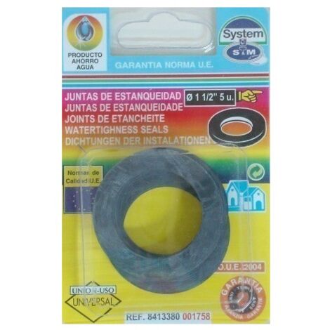 Junta Fontan Plana 1"1/2 5Pz Goma S M 5 Pz