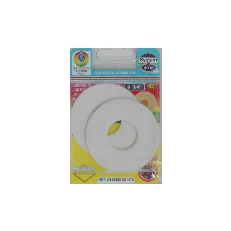 

Junta Fontan Plana 3/4" Lavabo Goma S M 2 Pz