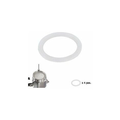 Junta Goma Silicona Cafetera Aluminio Classic / Inducción 9 Tazas (4 Unidades)