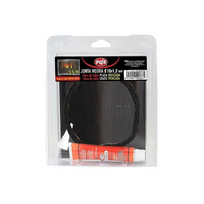 

Junta Negra Plana Cristal 15Mm Fibra Vidrio