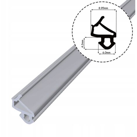 Junta para ventanas de PVC S-1127 VEKA GRIS 1m